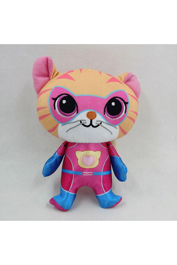 Deep Sapphire Super Kitty Team Crystal Super Soft Plush Toy Doll Blue Kitten Green Kitten Yellow Kit