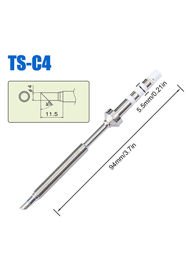 رؤوس لحام بديلة لـ TS-C4 Pine64 Pinecil TS100 TS101، موديلات مختلفة من Pinecil V2 Electri