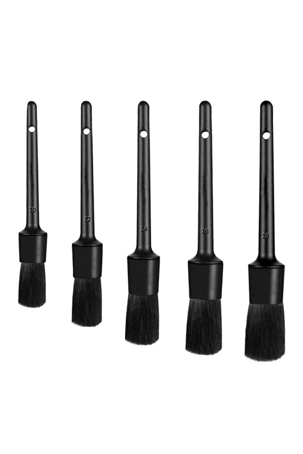 5pc 3/5PCS Car Detailing Brush Set Car Exterior Interior Boar Hair Bristle Brushes Dashboard Air Out