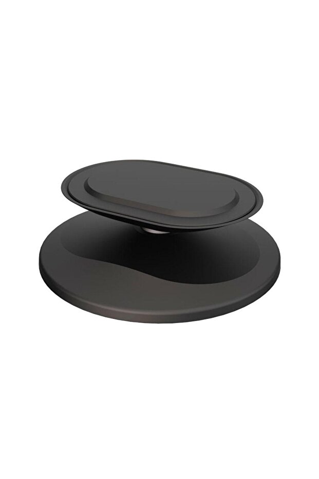 Black Adjustable Tilted Desktop Stand For Echo Show 11/Show 8 Magnetic Base Anti Slip Silicone Stand