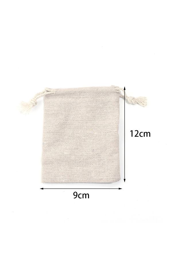 9X12mm 10pcs 5-10pcs Cotton Bags Gift Drawstring Pouch Gift Box Packaging Bags Gift Linen Bags Jewel