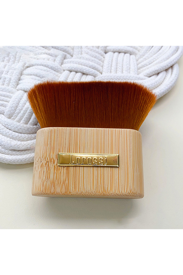 Brown Wooden Nail Art Tool Cleaner Dust Cleaning Brush Soft Art Nail Brush Acrylic UV Polish Gel Man