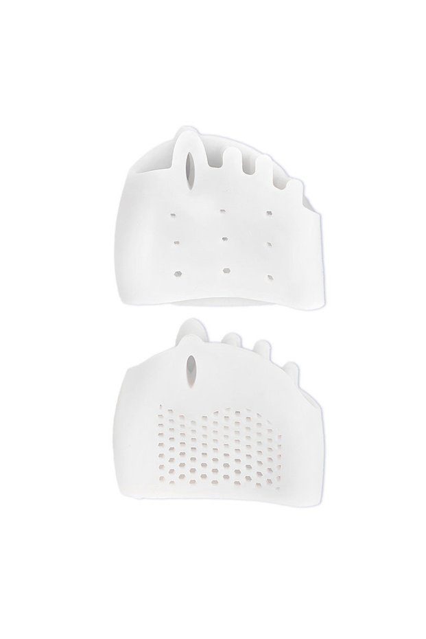 White-2Pcs Pexmen 2Pcs Ball of Foot Cushions Metatarsal Pads Toe Separator Toe Spacer Forefoot Pads
