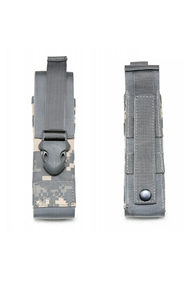 ACU Outdoor Flashlight Pouch Tactical Tool Kit Portable Molle EDC Tool Waist Bag Field Sport Camping