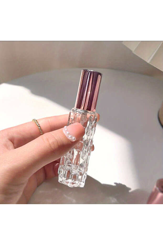 Glass 10ml Pink 1/3/6pcs+4 accessories 10ml travel mini perfume atomizer container with 3 spray bott