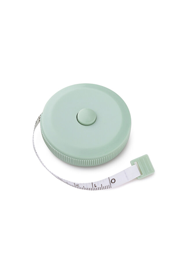 Round Green 150cm/60" Mini Measure Plastic Ruler Roll Tape Accurate Measurement For DIY Jewelry Maki