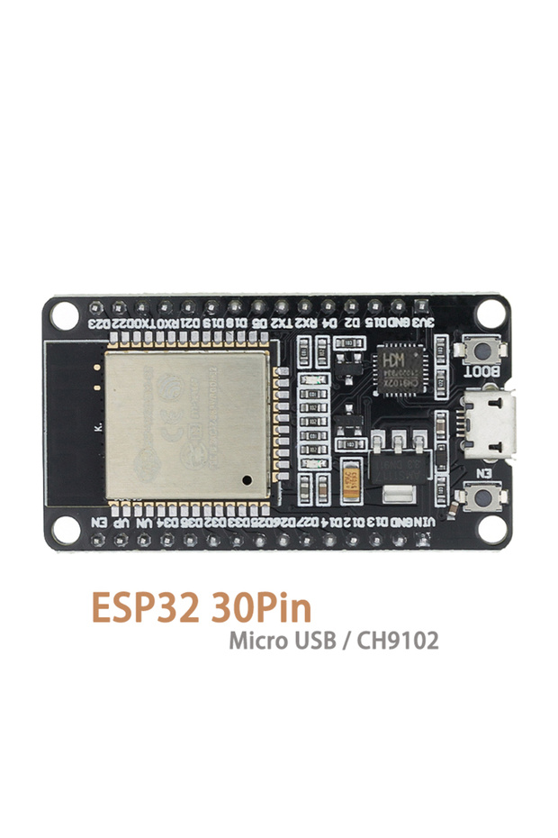 لوحة تطوير ESP-32 CH9102 ESP32 ذات 30 سنًا، مزودة بتقنية WiFi+Bluetooth، واستهلاك طاقة منخفض للغاية، ومعالج ثنائي النواة ESP