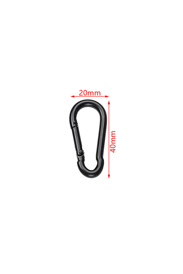 S One Or 5pcs D Carabiner Hooks Connector For Jewelry Making Key Ring DIY Findings Metal Keychain C.