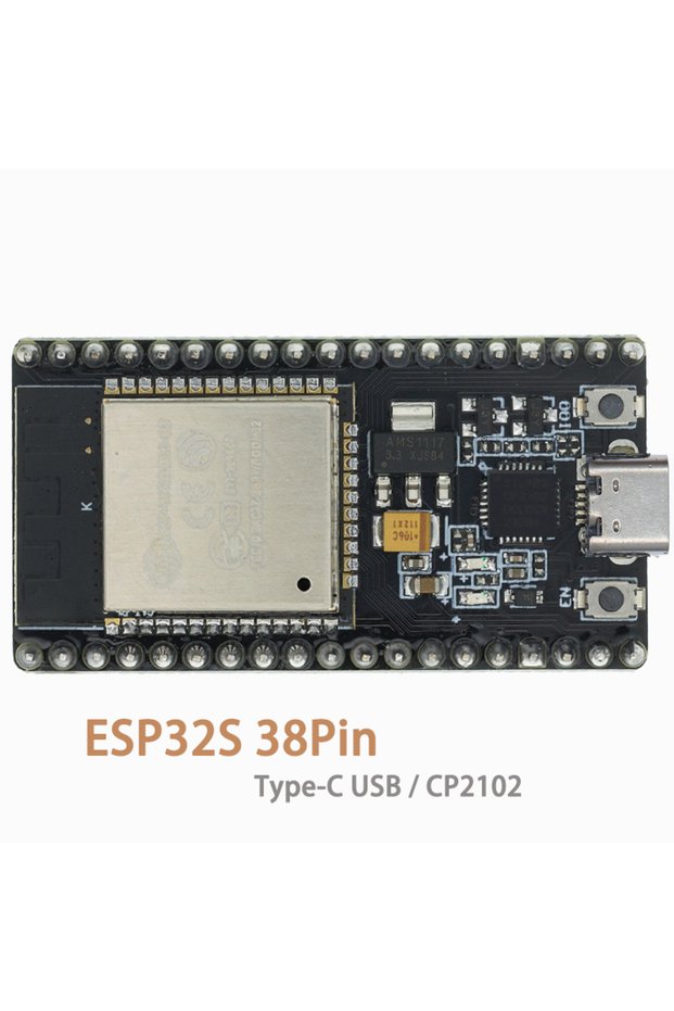 لوحة تطوير ESP32 ذات 38 طرفًا CP2102-TYPEC-38Pin، تدعم تقنية WiFi + Bluetooth، واستهلاك طاقة منخفض للغاية، ومعالج ESP ثنائي النواة.