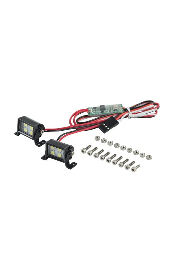 4 LED 17mm RC Car Super Bright LED Light Bar Roof Lamp CH3 Control for 1/10 RC Crawler Car Axial SCX