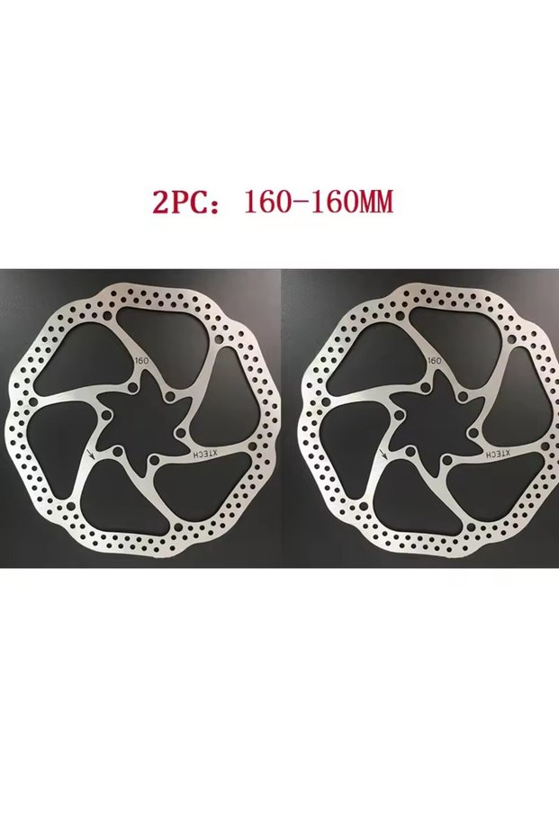 2PC 160-160mm ZOOM Brake Rotor 140mm 160mm 180mm 203mm MTB Brake Disk 6 Bolts Bike Disc Rotors Bicyc