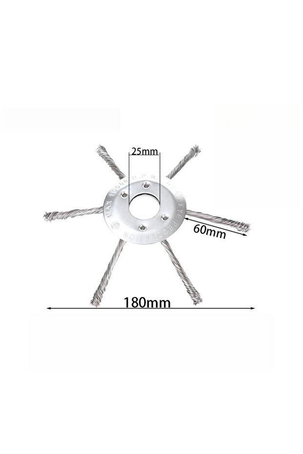 A1 1Pcs 7/8/9-inch Lawn Mower Steel Wire Weed Trimmer Head Rust Removal Wheel Weed Removal Wheel Law