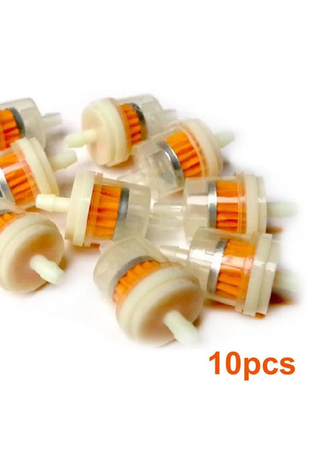 10 Pcs 10pcs Professional Motorcycle Oil Filter Inline Gas Fuel Filter Gasoline Filters Tool For Sco