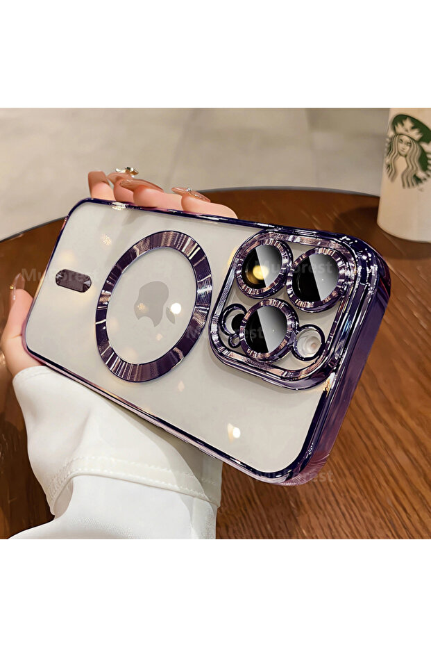 For iPhone 14 ProMax Dark Purple Luxury For Magsafe Magnetic For iPhone 16 15 14 13 12 11 Pro Max Pl