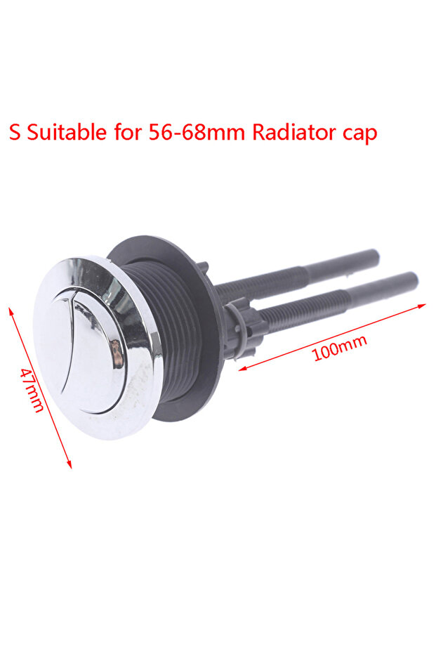 S 1PC Dual Flush Toilet Tank Button Round Shape Toilet Push Dual Flush Buttons Bathroom Accessories.