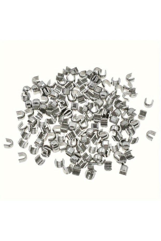 3 150pcs-white 150 multi-colored aluminum alloy 3#5# Zip suit - durable, versatile and easy to insta