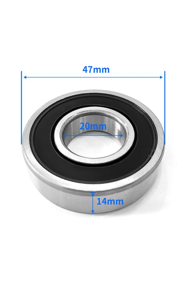 2Pcs 6204-2RS 20X47X14mm 2pcs Bearing 6200 6201 6202 6203 6204 6205 6206 2RS RS 6200RS 6201RS 6202RS
