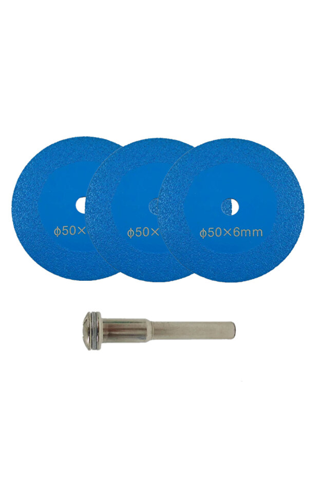 3Pcs-50mm 1pc Shank 1/2/3/5/10Pcs 2inch Diamond Carving Saw Blade Acrylic Engraving Cutting Disc Min