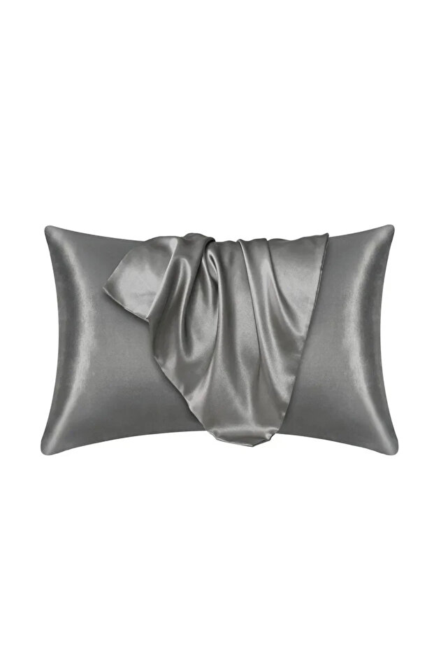 51x76cm Grey 100% Natural Mulberry Silk Pillow Case Real Silk Protect Hair Skin Pillowcase Any Size