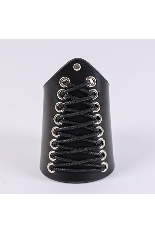 StyleA 1PC Medieval PU Leather Gauntlet Wristband Medieval Arm Bracers Punk Bracer Wrist Guards for