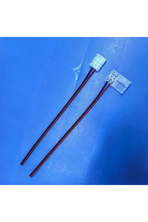 8mm 10Pcs 10Pcs 2-pin LED Strip Connector LED3528/5050 Solder Free Single Head Headlight Strip Conne
