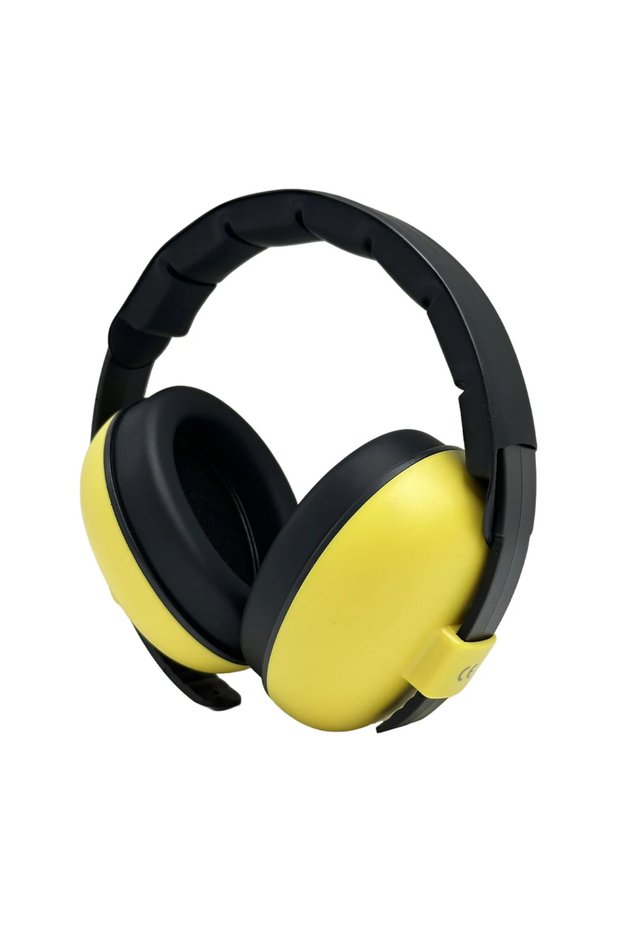 Yellow Baby Hearing Protection EarMuffs NRR 26dB Noise Reduction Soundproof for Children – Ideal for
