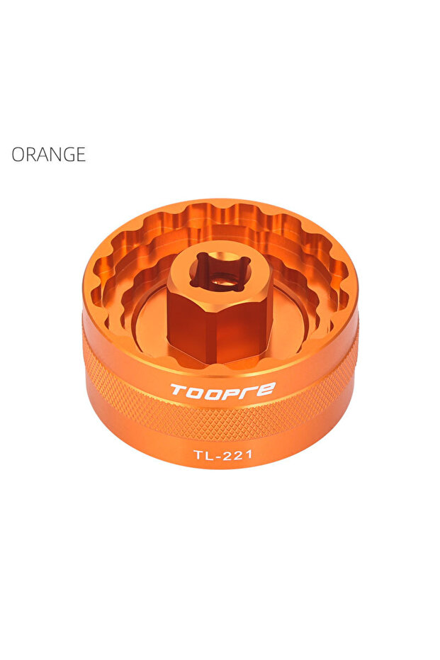 Orange 5-in-1 Bottom Bracket Removal Tool For Shimano BBR-60/FSA-386/DUB 16T/BB-9100/44mm Bik