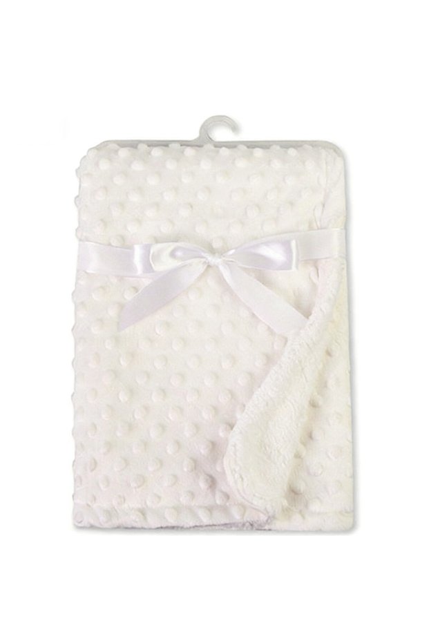 BB01-6 Baby Blanket & Swaddling Newborn Thermal Soft Fleece Blanket Winter Solid Bedding Set Cotton