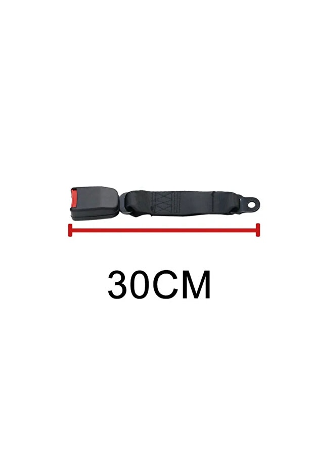 30CM Auto Extension Buckle Seat Belts Extender Universal Car Seat Belts Safety Belt Webbing Extender