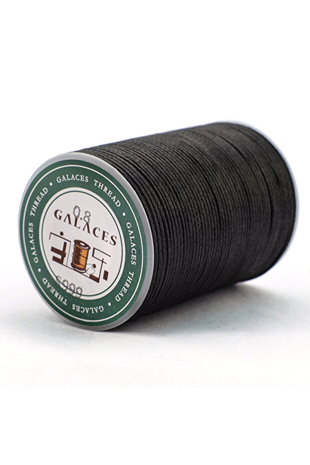 0.8mm S999 B-YL080 GALACES 0.8mm 90m Braided Flat Waxed Thread Waxed Cord for Handmade Leather DIY S