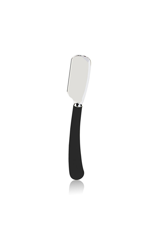 Silver Manual Straight Razor Holder Beard Hair Shaving Professional Barber Trimming Tool Silicone Ha