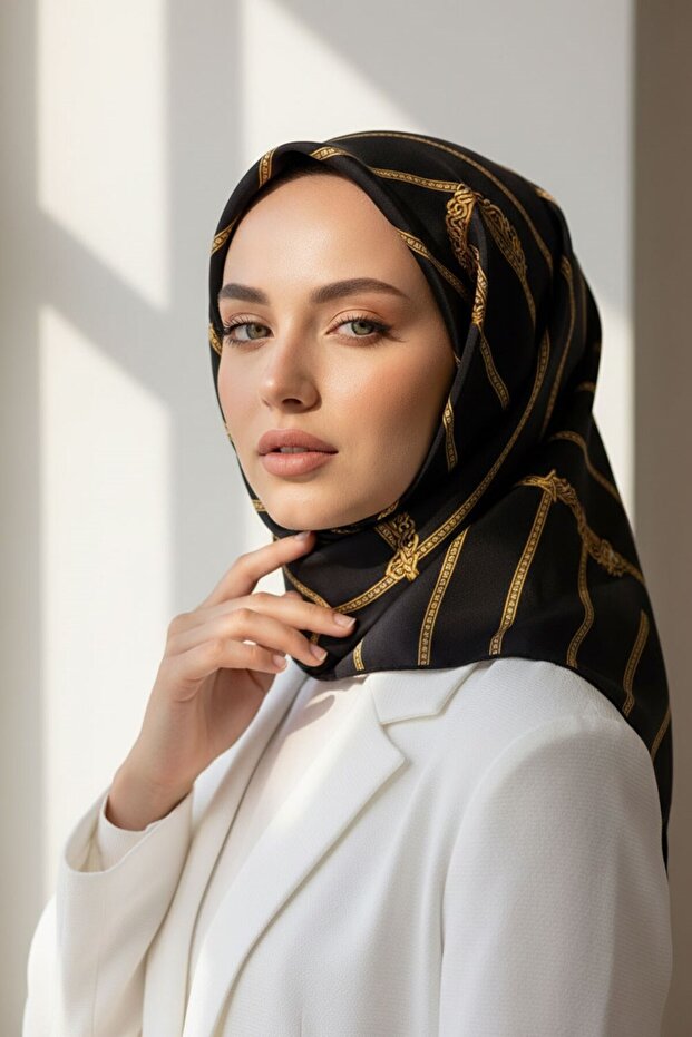 وشاح حريري تويل 10502