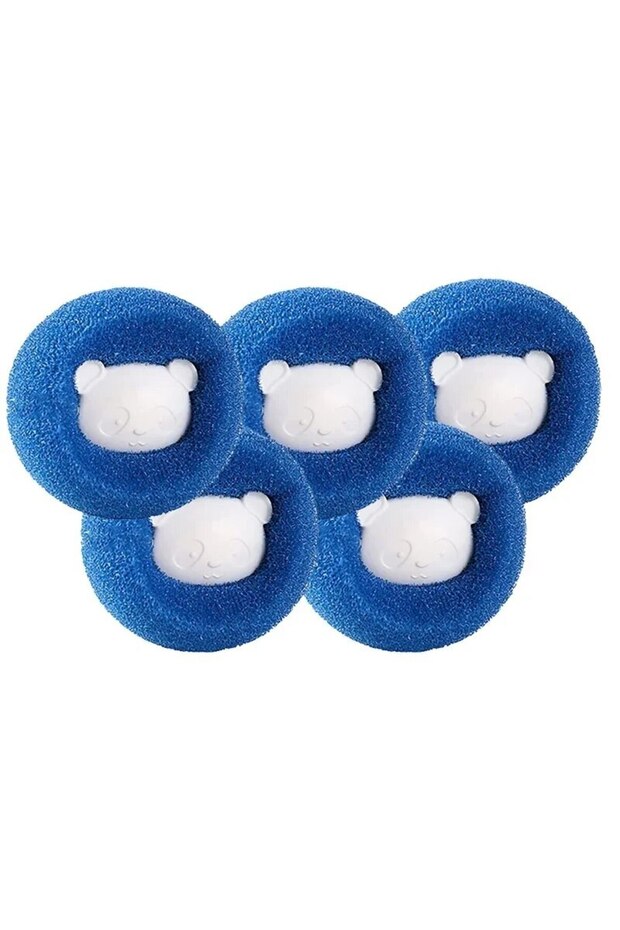 58x58x5mm Blue-5PC 1-5pcs Pet Hair Remover Reusable Ball Laundry Washing Machine Filter Wool Sticker