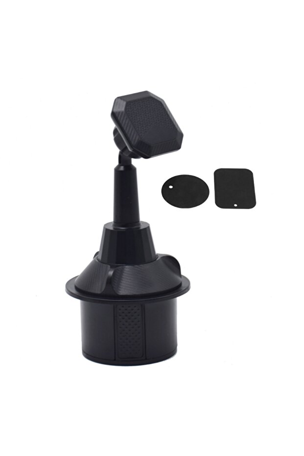 black Mini Magnetic Car Cup Holder Phone Mount Magnet Cell Phone Car Stand for Cup in Car Holder for