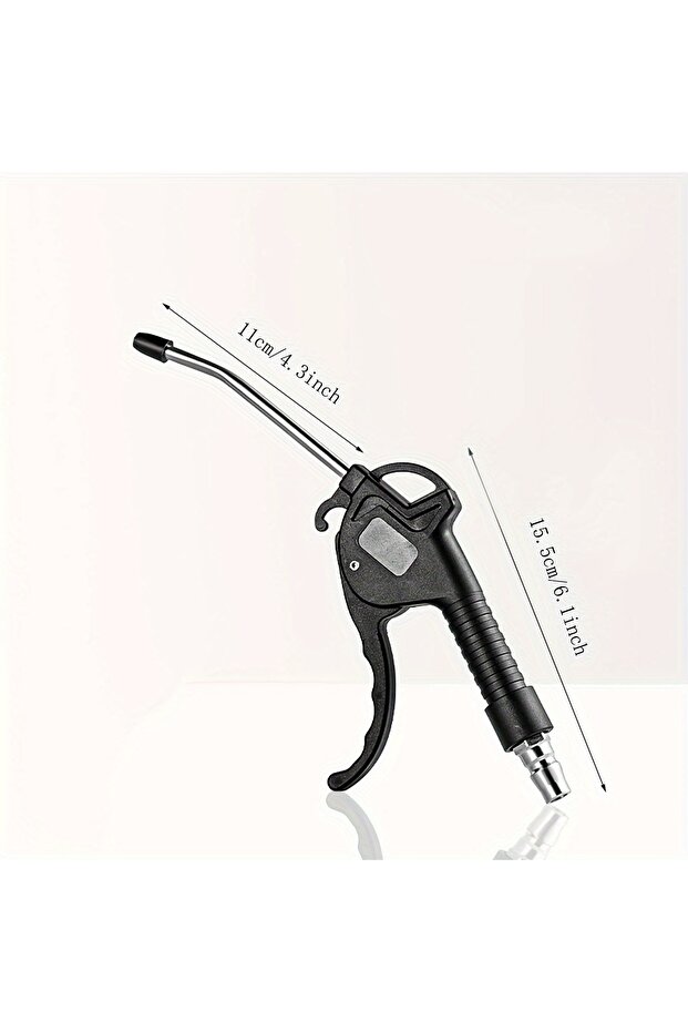 Short Black High Pressure Air Dust Collector, Pneumatic Tool Parts, Rust Proof Air Blower, Industria