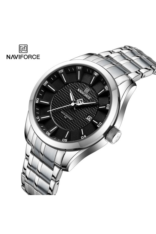 NAVIFORCE SB- Top Brand NAVIFORCE Men's Watch Waterproof Quartz Business Casual Wristwaches Stainles