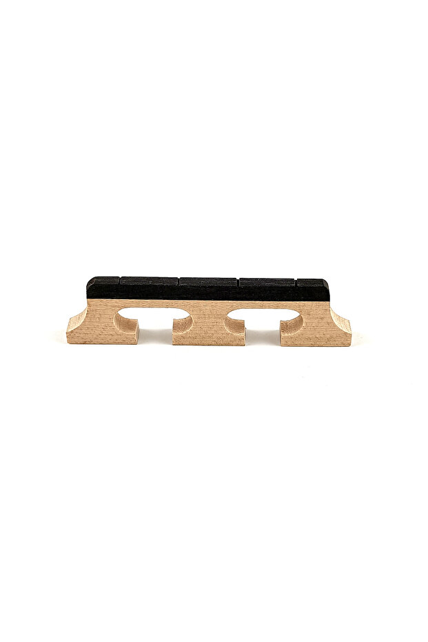 4 string 4 / 5 / 6 Strings Maple Ebony Standard Banjo Bridge, Wooden Banjo Saddle with Standard Banj