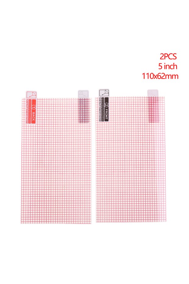 A 2PCS Universal Screen Protector 5/6/7/8/9/10/11/12 Inch Smart Phone Tablet GPS Protective Film