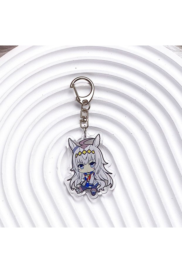 5 cm 13 1/15PCS Anime Pretty Derby Acrylic Keychain Cartoon Bag Charms Accessories Funny Cute Backpa