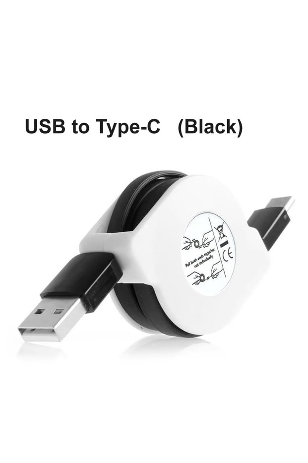 1.8m USB to Type-C(Black) Portable Charging Data Sync Cable For iPhone 15 14 13 Plus Pro Max Charger