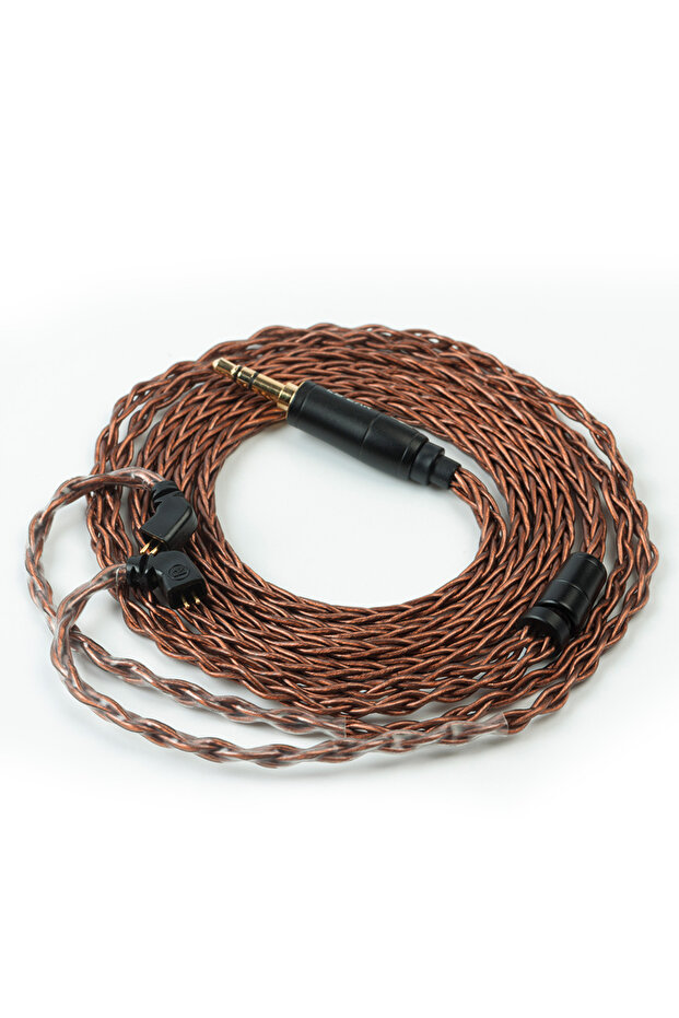 TFZ 3.5mm KBEAR 8 Core Oxygen-free Copper Earphone Cable For Metal 2PIN/MMCX/QDC/TFZ Connector Use F