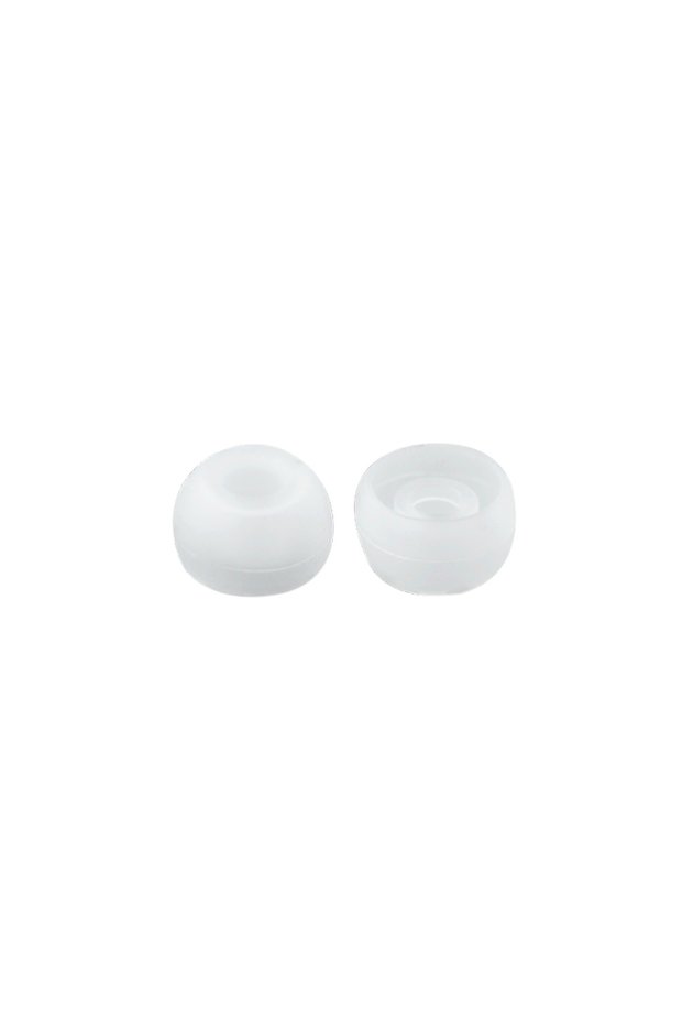 1 pair of clear-M KBEAR 4540 Coffee Silicone Eartips Ergonomically Designed Earcap Optional XS/S/M/L