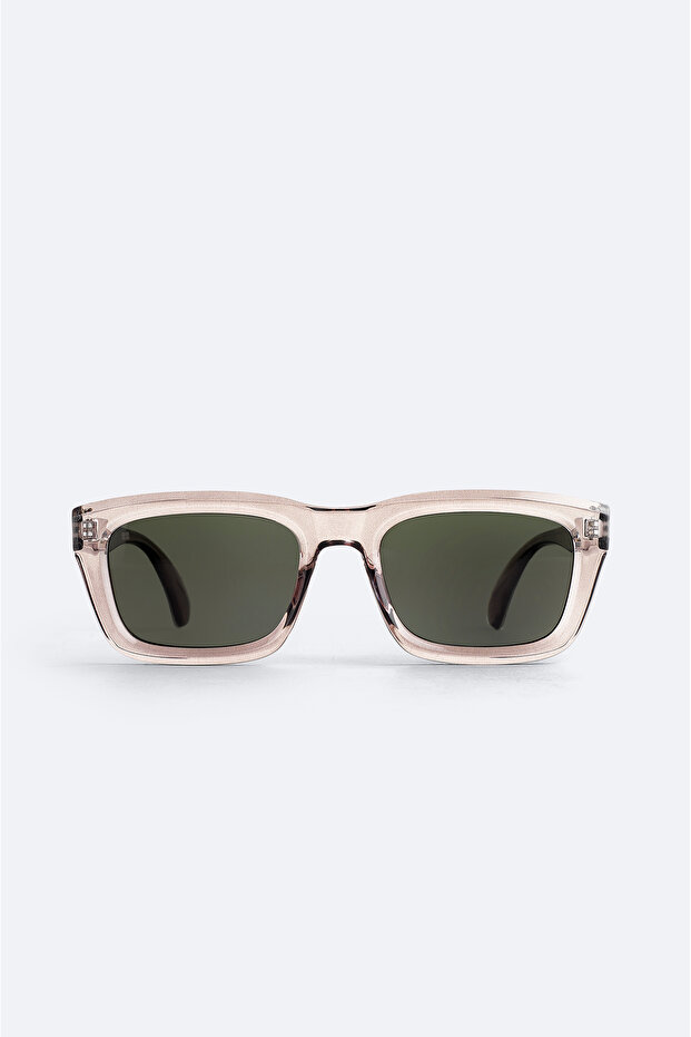 Gray Square Frame Sunglasses B008803