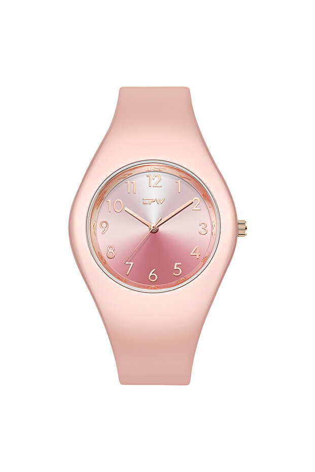 Rose TPW Full Size 40mm Quartz Watch for Women Strap Skin Friendly Silicone Watch