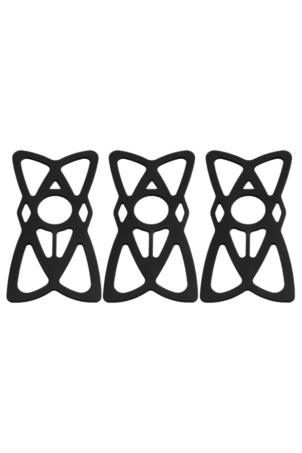 3x Protection Net Elastic Protection Net Mobile Phone Holder Tether Mount Strap Silicone Security B