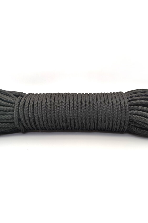 100ft(31m) black 3mm Paracord Lanyard Rope Parachute Cord Hiking Camping Clothesline Tactical Bracel