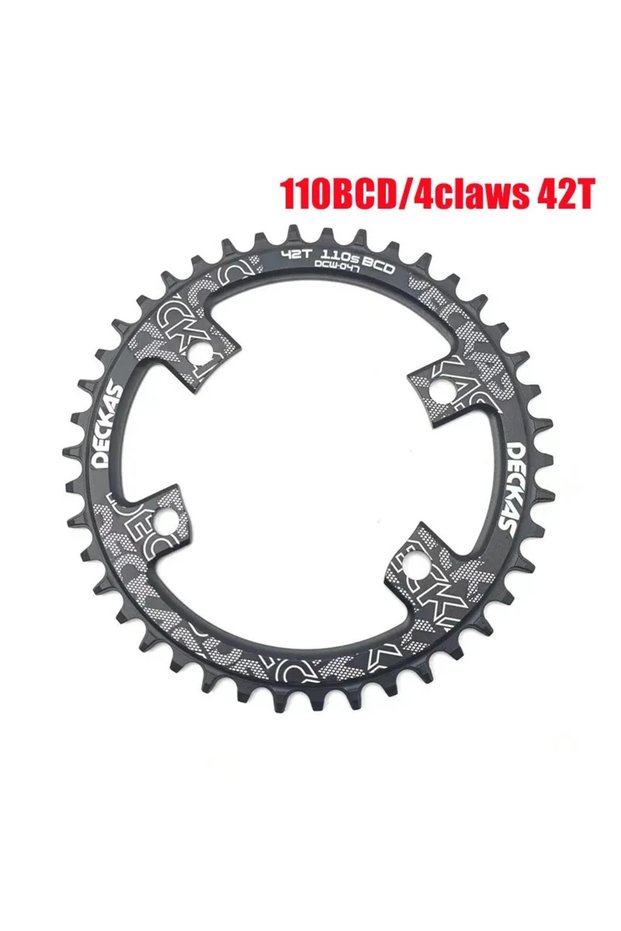 42T Deckas 4-claw 110BCD Chainring Narrow Wide Chainwheel 36T-58T for Shimano R7000 R8000 R9100 R900