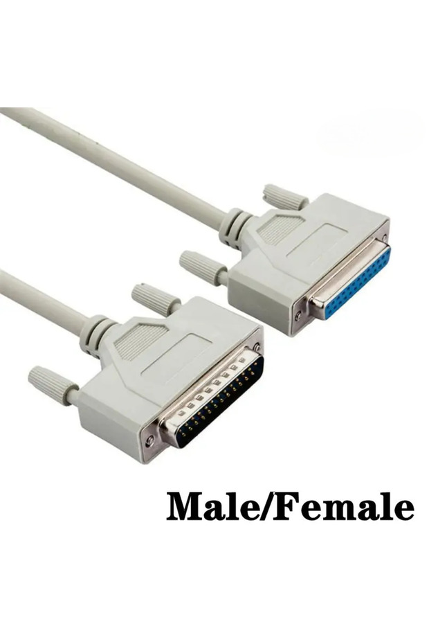 1.5m DB25 Male-Female 25Pin DB25 Parallel Male to Male Female LPT Printer DB25 M-M Cable 1.5M/3M