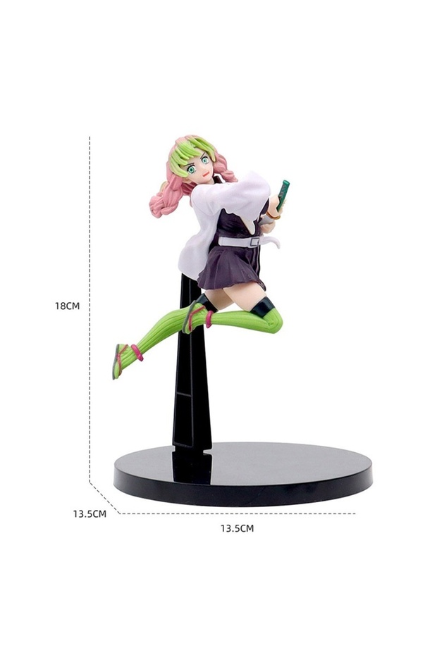 Bandai Mitsuri Kanroji Anime Demon Slayer Kamado Tanjirou Zenitsu Figure Toys Kimetsu no Yaiba Nezuk