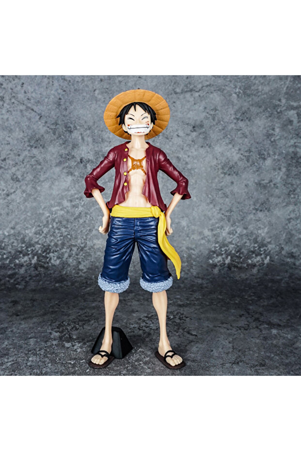 no box 26cm One Piece Anime Figure Confident Smiley Luffy Changing Action Figurine Doll PVC M